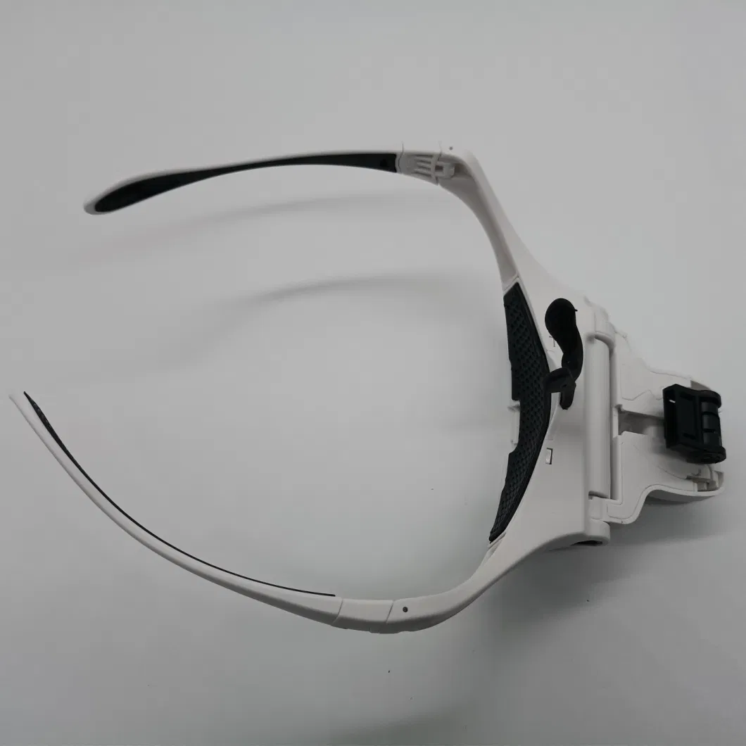 New Style 1.0X1.5X2.0X2.5X3.5X LED Head Mounted Phone Repair Magnifier