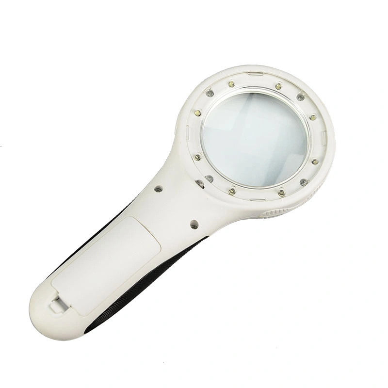 Handheld Magnifying Glass LED Illuminated Magnifier UV Lamp