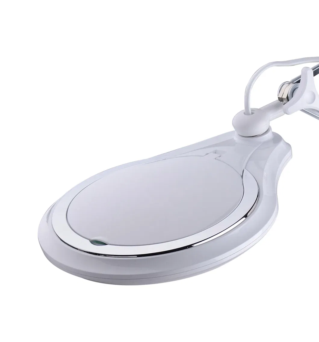 Table Clamp Mount Magnifier Optical Glass LED Magnifying Lamp (BM-9003LED-TS)