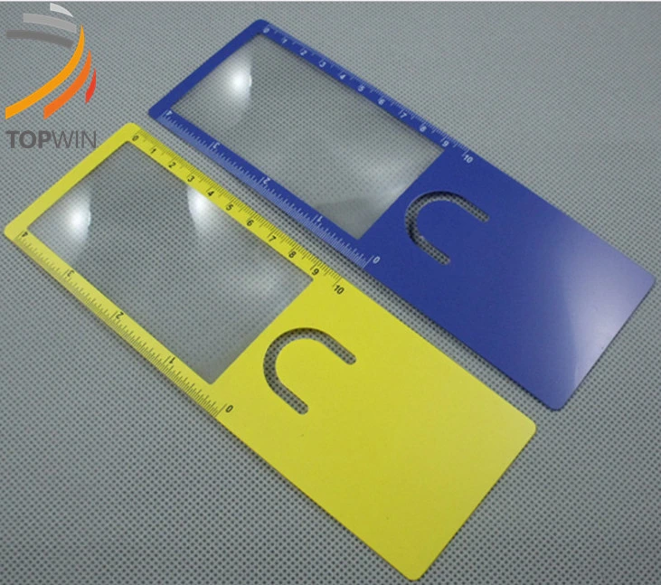 Transparent PVC Credit Card Shape Pocket Handheld Magnifing (MG-004)