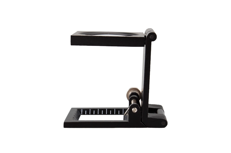 Metal Foldable Desktop Magnifying Glass with Pointer and Scale