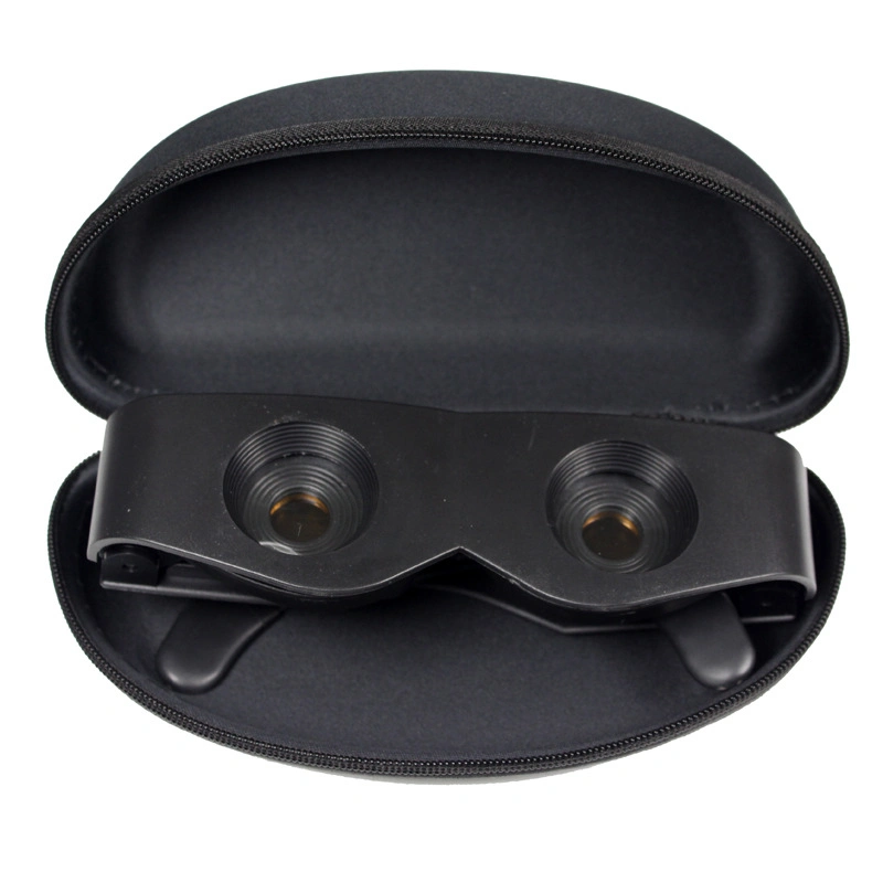 Fishing Binoculars Magnifying Glass Portable Adjustable Outdoor Glasses Black Wyz19057