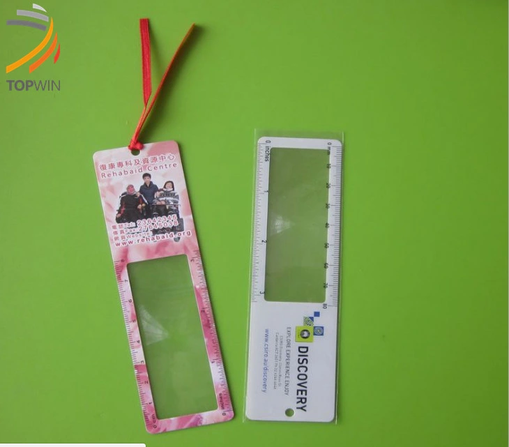 Transparent PVC Credit Card Shape Pocket Handheld Magnifing (MG-004)