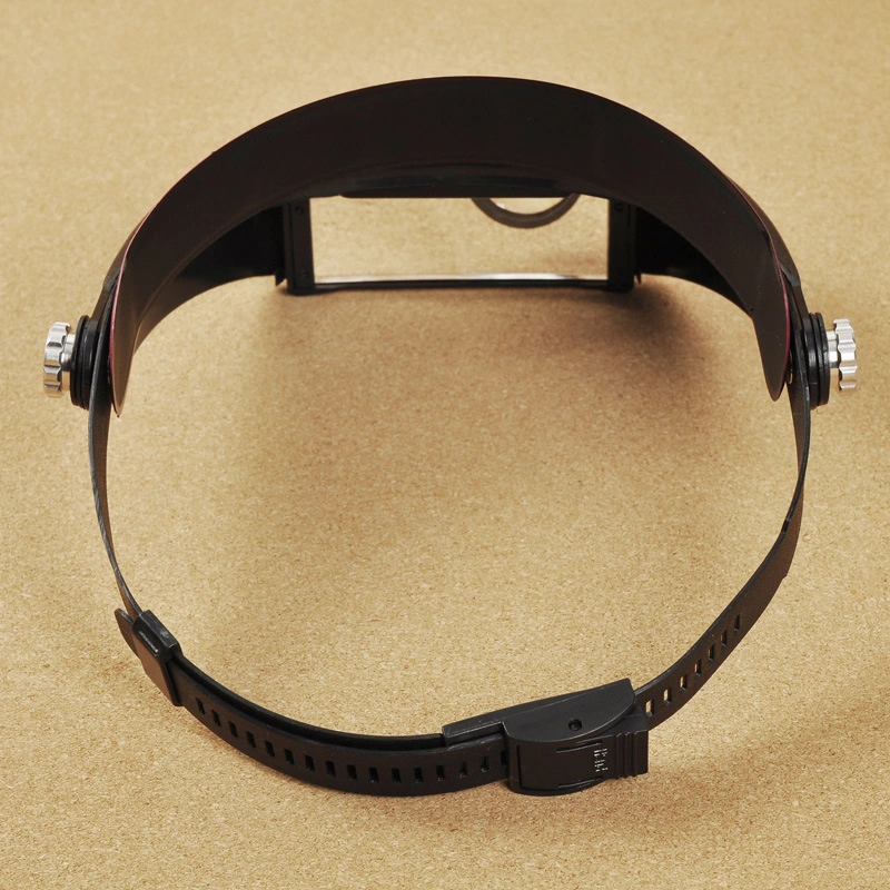 Adjustable Band LED Light Head Lamp Headband Magnifier Magnifying Glass