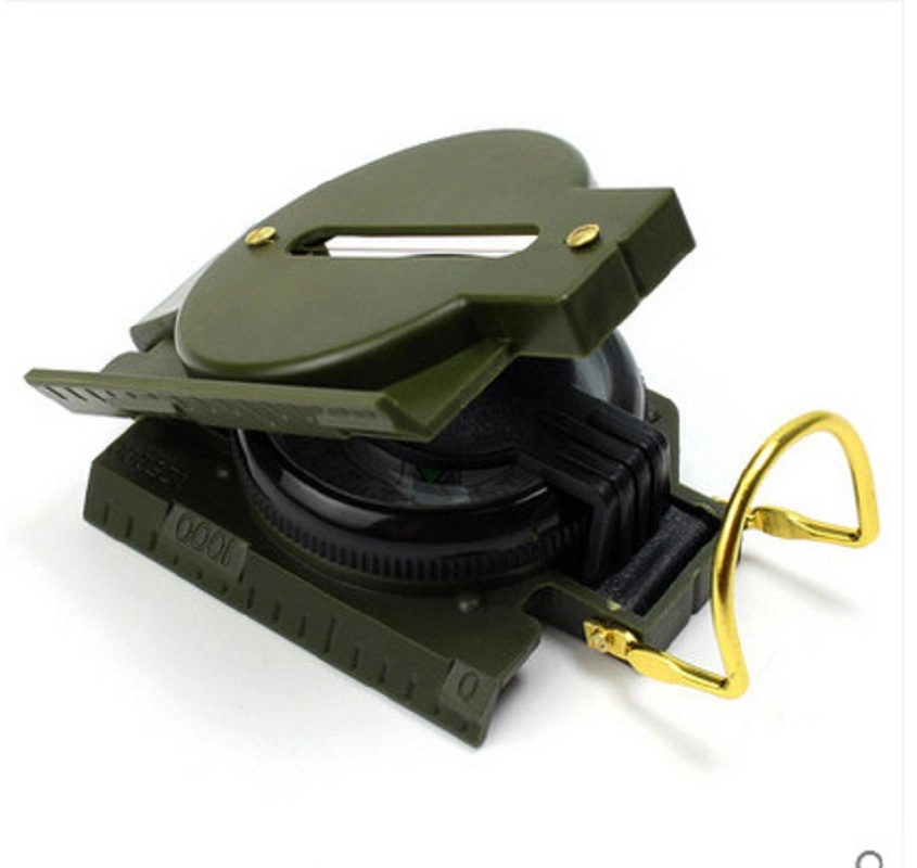 Multifunctional Waterproof Compass Hiking Mini Folding Lens Camping Survival Tool Wbb16618