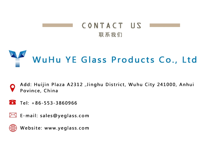 Clear Flat Step Tempered Glass Borosilicate Gauge Glass