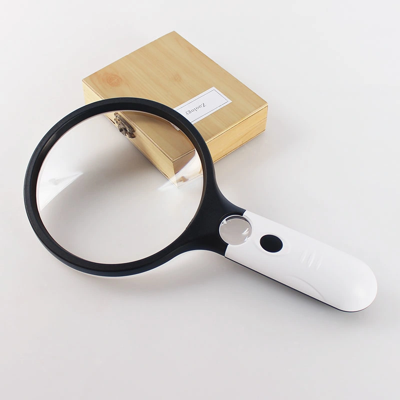 4 LED Handheld Magnifying Glass with Dual Glass - Magnifier (BM-MG4186)