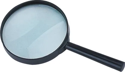 Factory Simple Magnifier Plastic Handle Magnifying Glass Cheapeast Magnifier Loupe