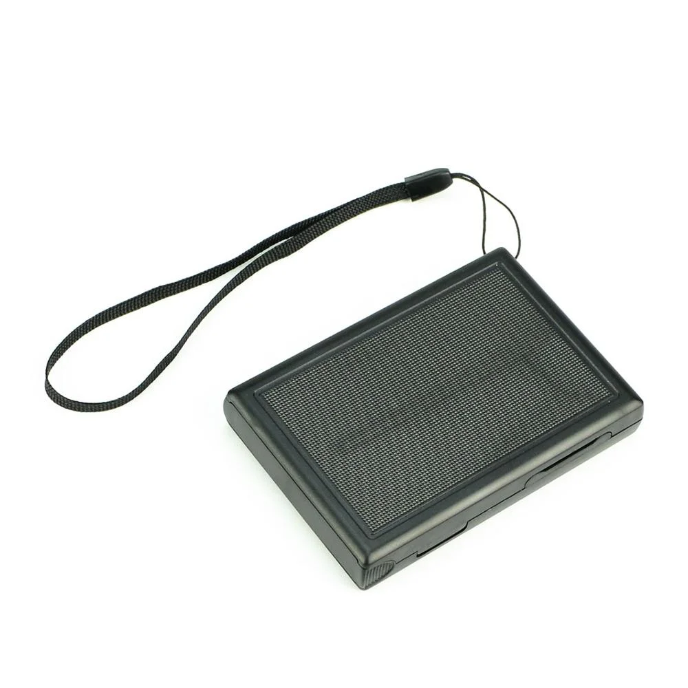 Pocket Square Lens Slide out Card Magnifier Magnifying Glass with LED Light