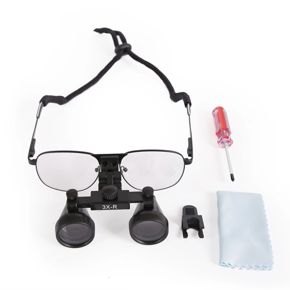 3.0X Binocular Metal Frame Dental Ent Surgical Loupes Magnifying Glasses