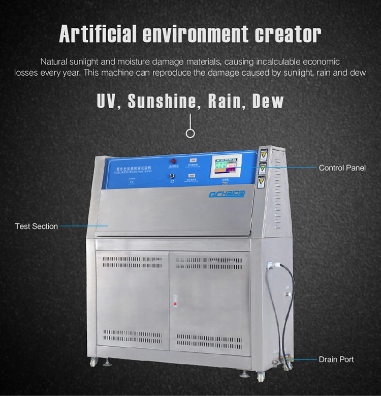 Lab UV Aging Test Chamber UV Accelerated Weathering Test Equipment/Test Instrument