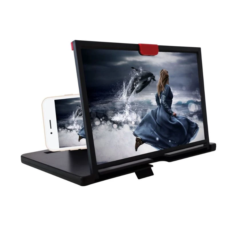 on Stock Mobile Phone Screen Amplifier 10 12 &quot;Desktop Lazy Foldable HD Creative Video Magnifying Screen Magnifier 3D
