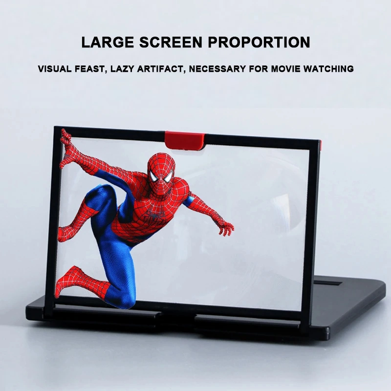 on Stock Mobile Phone Screen Amplifier 10 12 &quot;Desktop Lazy Foldable HD Creative Video Magnifying Screen Magnifier 3D