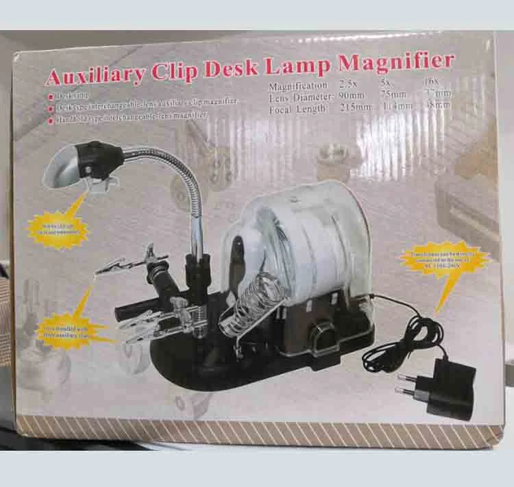2.5X 5X 16X Auxiliary Clip Lamp Magnifier
