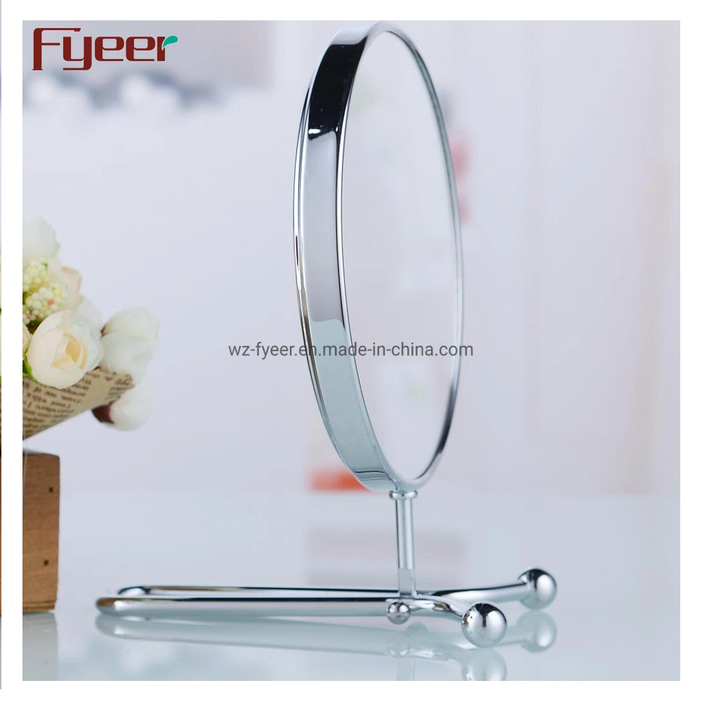 Fyeer Newest Chrome Plated Double Sided Magnifying Magic Fancy Table Mirror