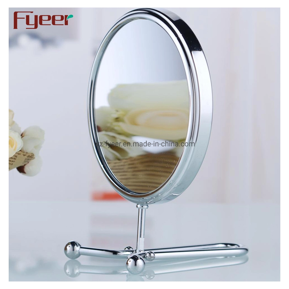 Fyeer Newest Chrome Plated Double Sided Magnifying Magic Fancy Table Mirror