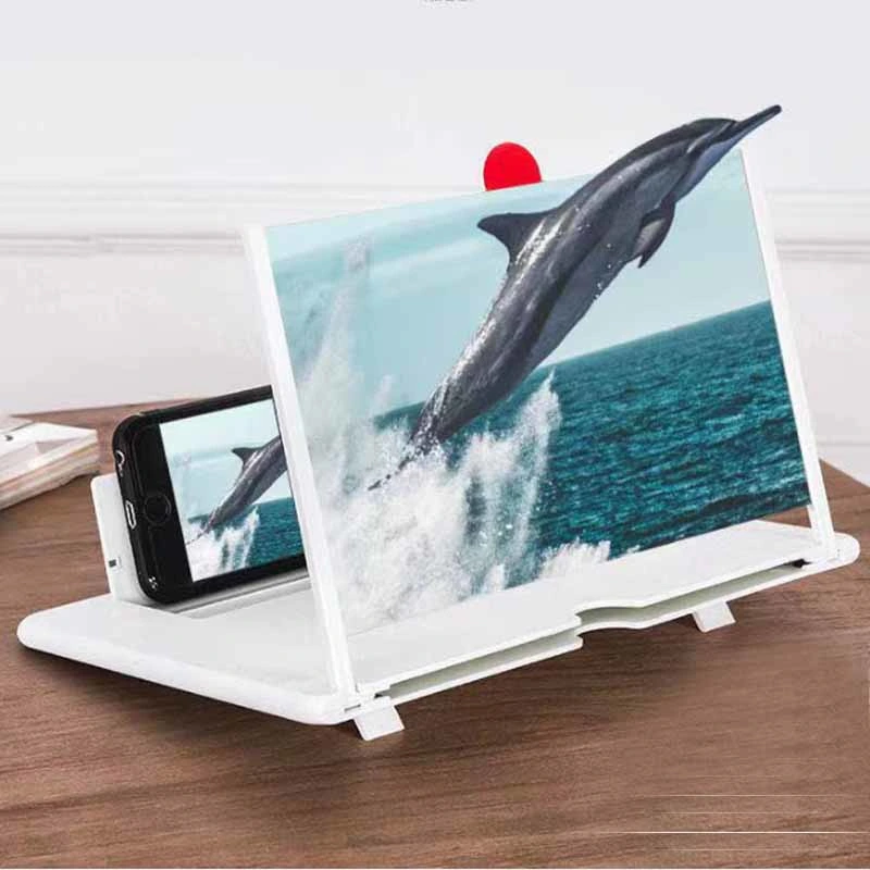 12inch Pull Type Folding Cell Phone Screen Amplifier with HD Eyes Protection Display for Smartphone