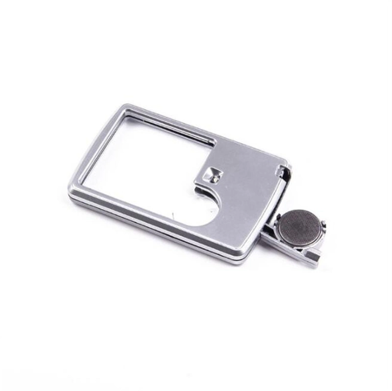 Portable 3X 6X LED Mini Square Credit Card Magnifying Glass