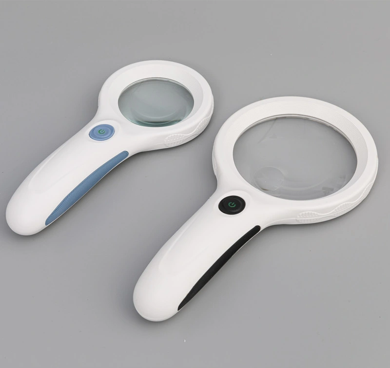 Good Quality Wholesale 9588 2.5X LED Handheld Magnifying Glasses with UV Lamp