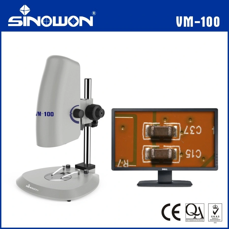 Video Microscope with High Definition 0.7~4.5X Zoom Lens Vm-100