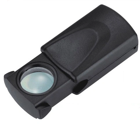 20X Folding Jewelry Loupe Pull-out Handheld Key Chain LED Magnifier (BM-MG4054)
