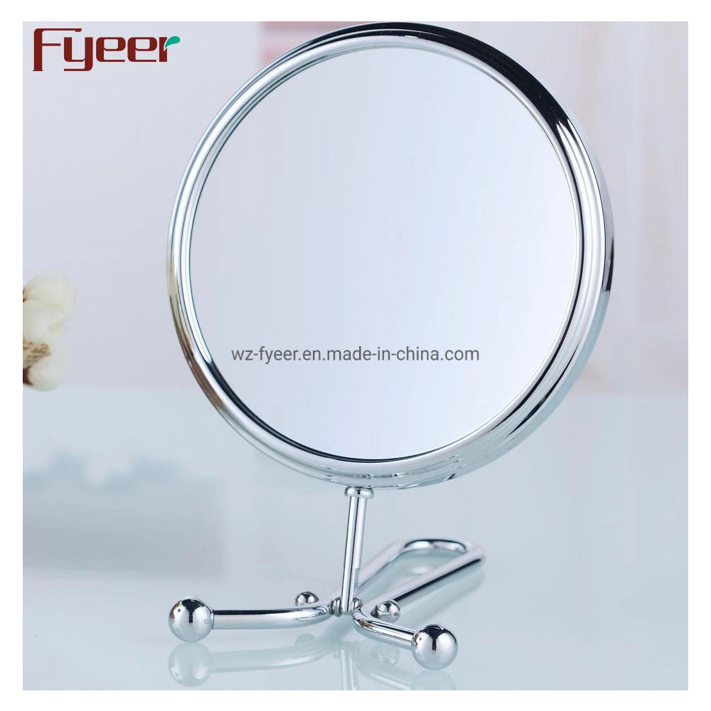 Fyeer Newest Chrome Plated Double Sided Magnifying Magic Fancy Table Mirror