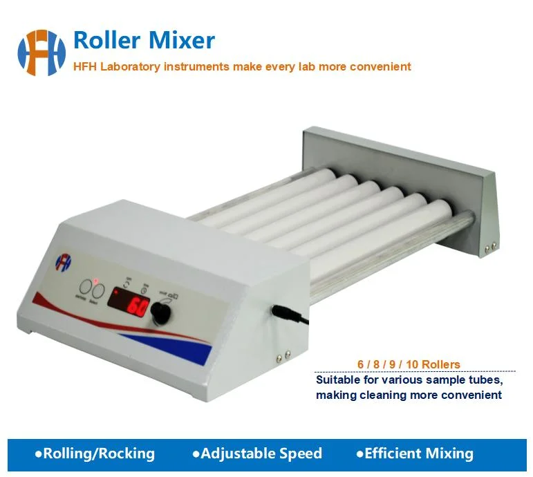 Blood Tube Chemical Powder Sample Mixing Roller Mixer Laboratory Testing Instrument