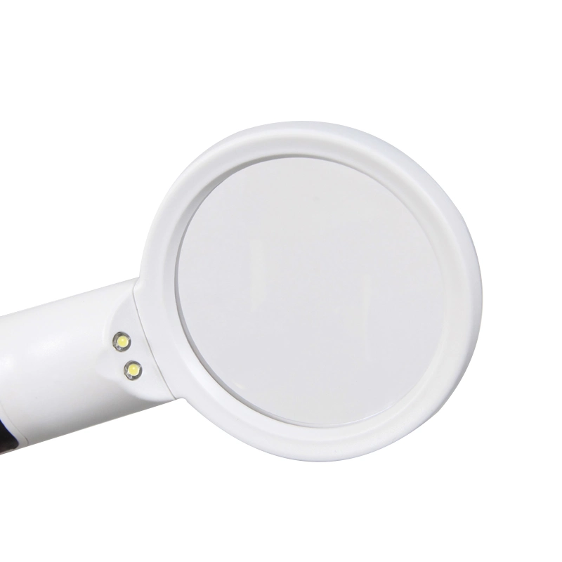Pocket LED Handheld Magnifier Illuminated Magnifying Glass for Reading