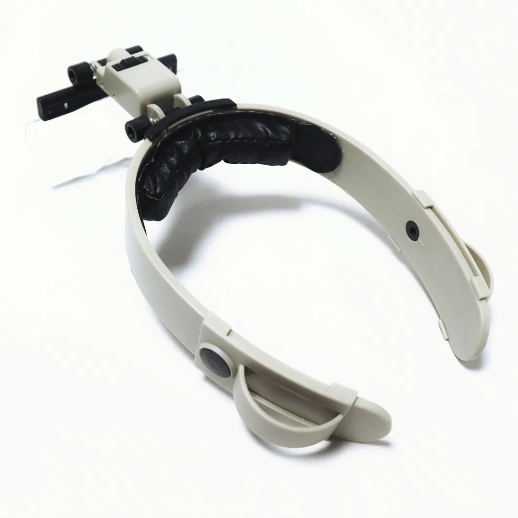 LED Adjustable Four Kinds of Power Lens Adjustable Head-Mounted Reading Magnifier