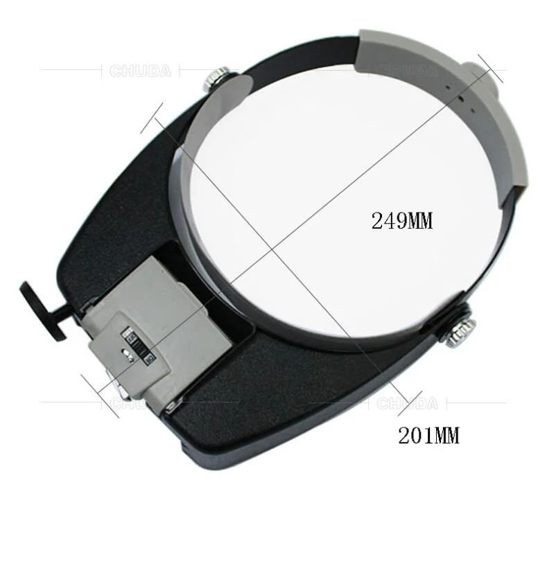 Head-Mounted Type Repair Magnifier with LED, 3 Lens 81007-A2