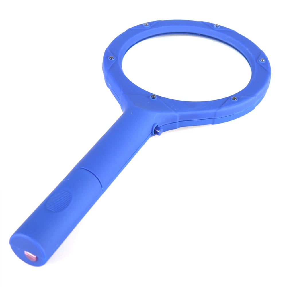 Multi Purpose 6 LED Illuminating Work Light with Big Magnifying Glass