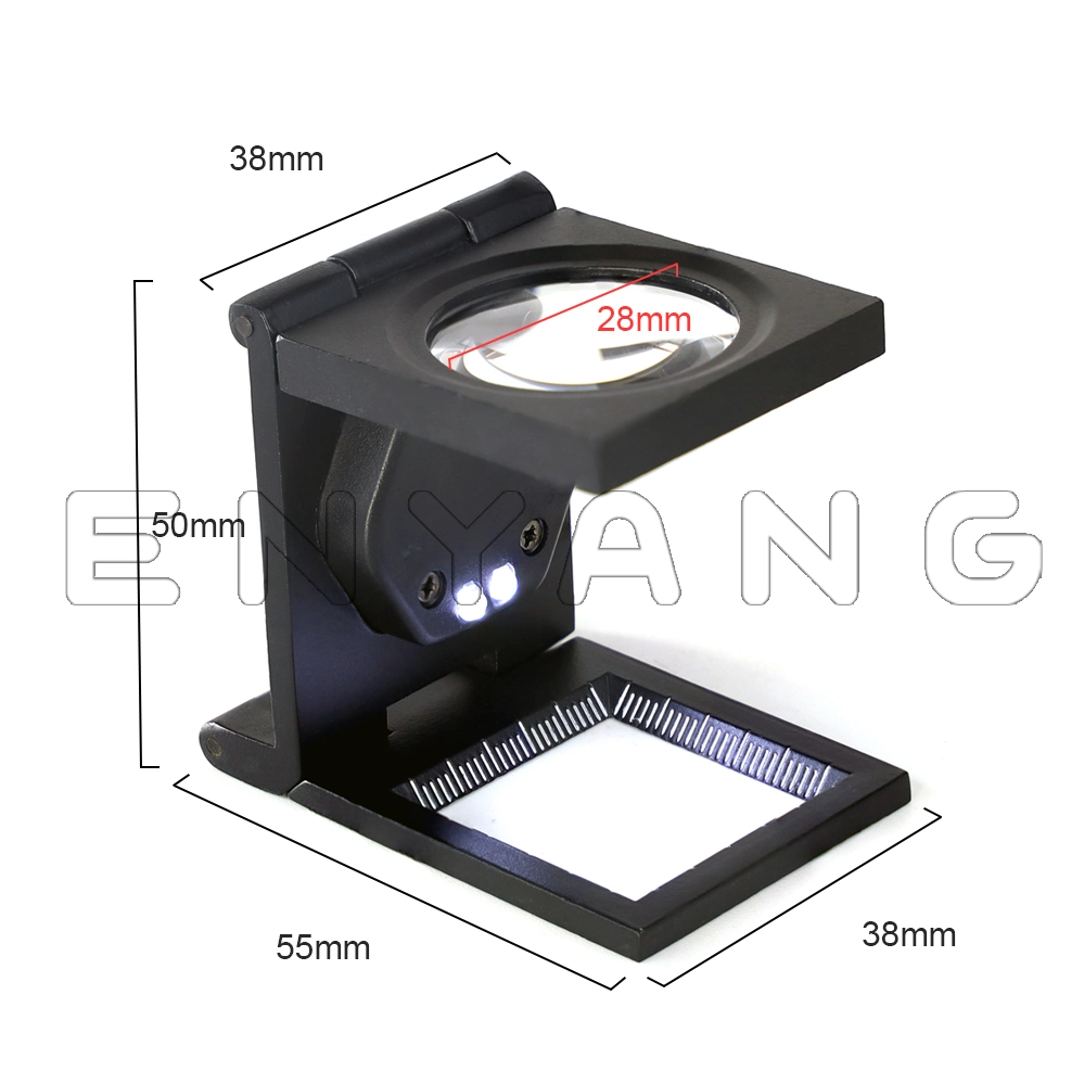10X LED Light Folding Screen Printing Magnifier Glass