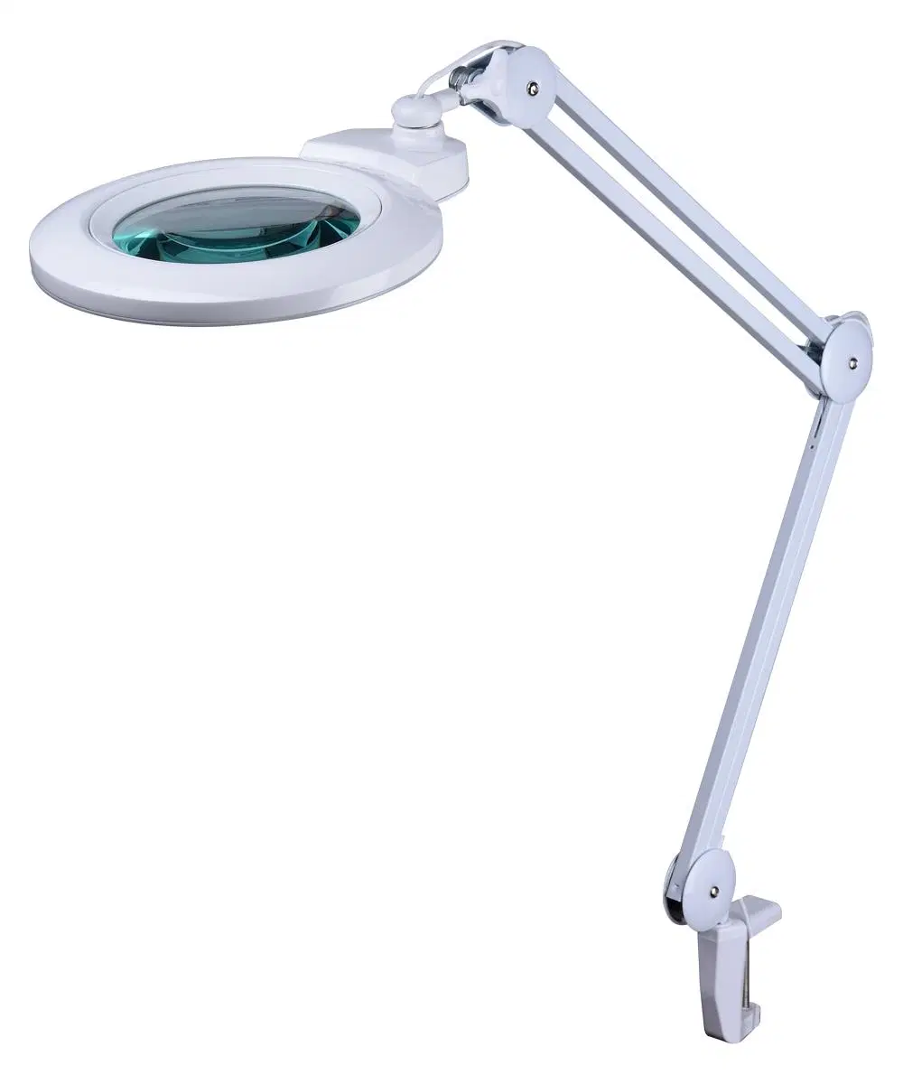 7&quot; Large Lens Clamp LED Magnifying Lamp