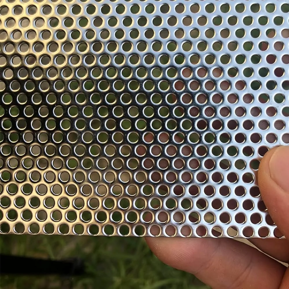 Perforated Sewer Floor 1.2mm Stainless Steel Perforated Plate Regulaer Pattern with Round Holes