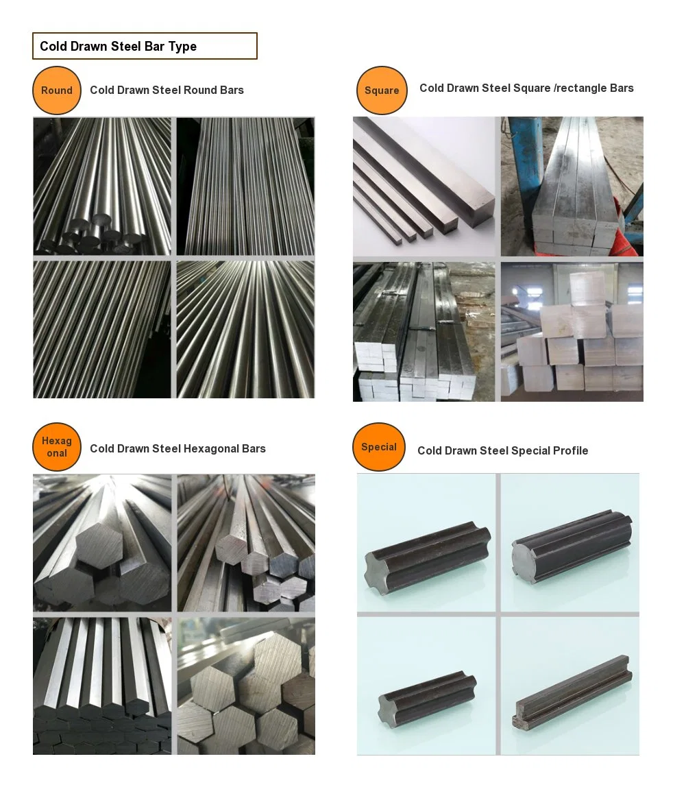 SAE 1045 C45 S45c Carbon Steel Cold Drawn Hex / Round / Flat Steel Bar