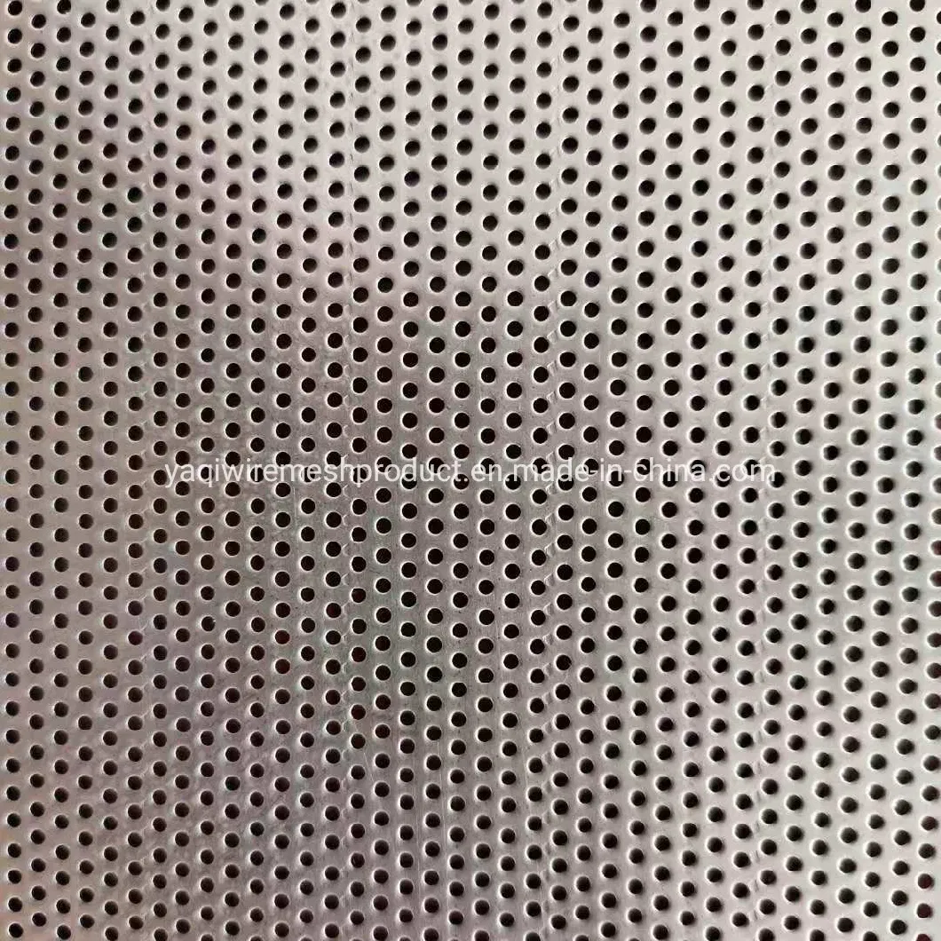 0.8mm 0.9mm 1.0mm Thickness Round Hole Galvanized Steel Perforated Metal Sheet Decorative Perforated Metal Mesh Plate