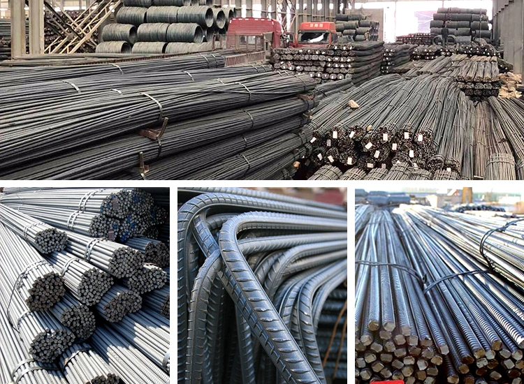 China Top Supplier ASTM Tmt Steel Rebar Price Per Ton 8mm 10mm 12mm16mm HRB400 HRB500 Bars Steel Construction Iron Rods