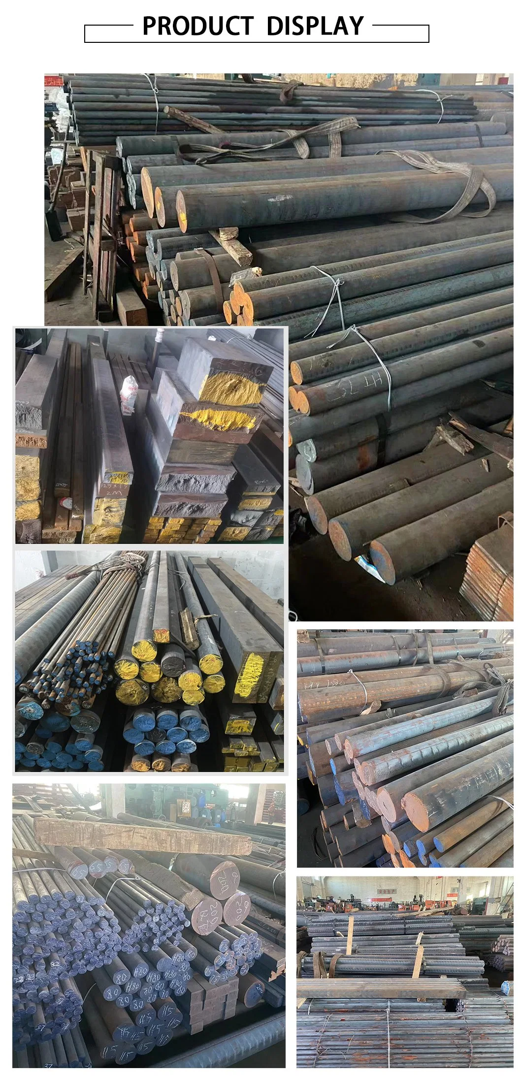 Stock Forged Steel Round Bar Ms Steel Bar