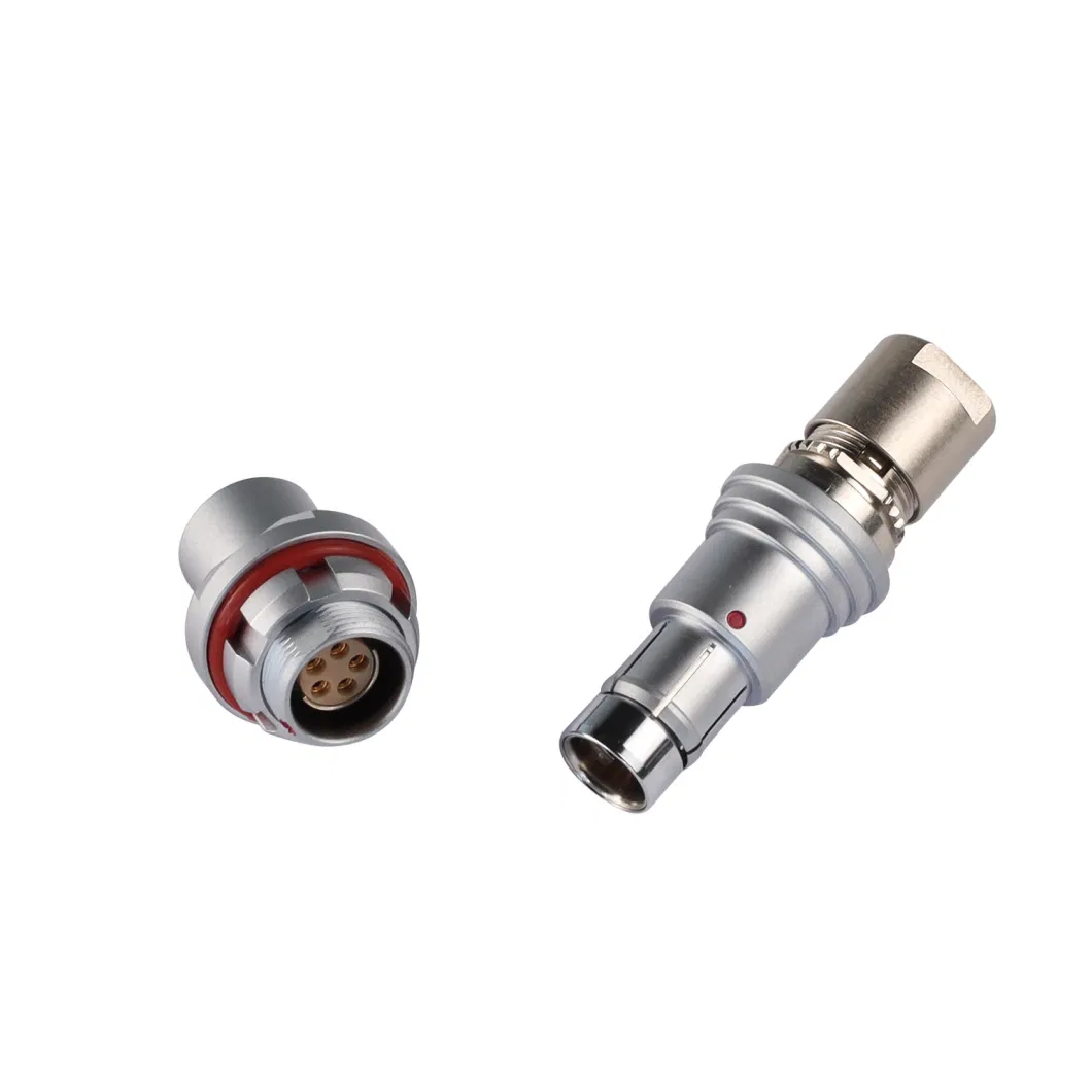 Metal Circular Pull Push Connector Fgg/Egg1b 3pin Male Female for Automotive Circular Connector