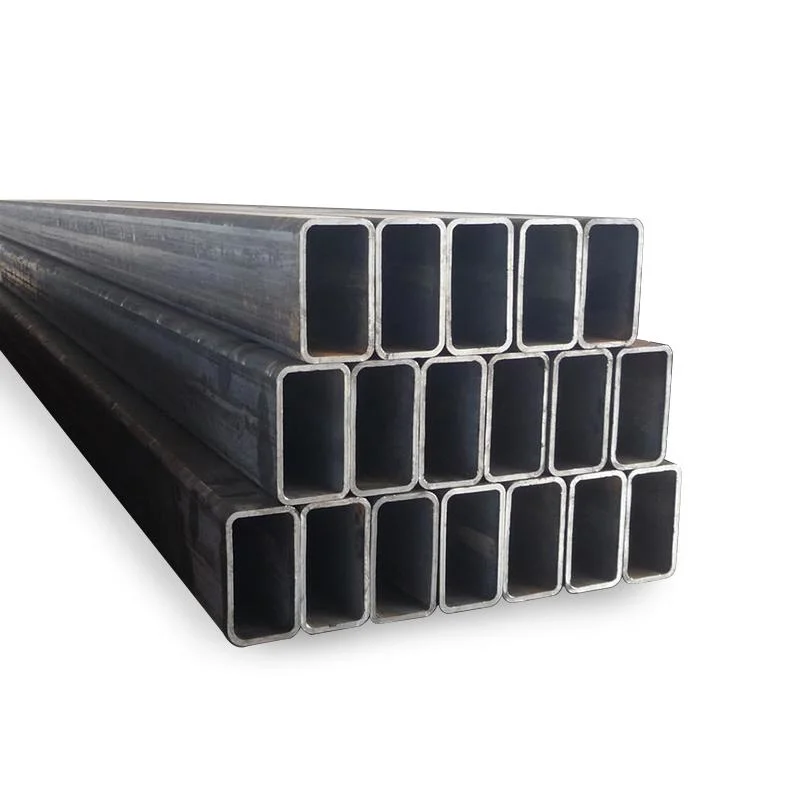 JIS G3466 Ss400 Sch 40 Black Seamless Steel Square Pipe Piping 10*10mm Tube
