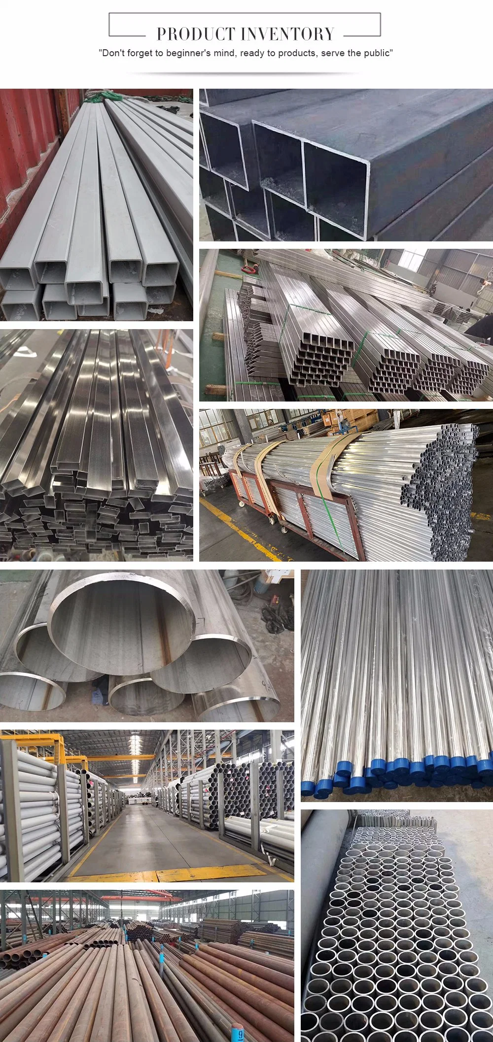 Professional Manufacturer Round 304 Stainless Steel Pipe