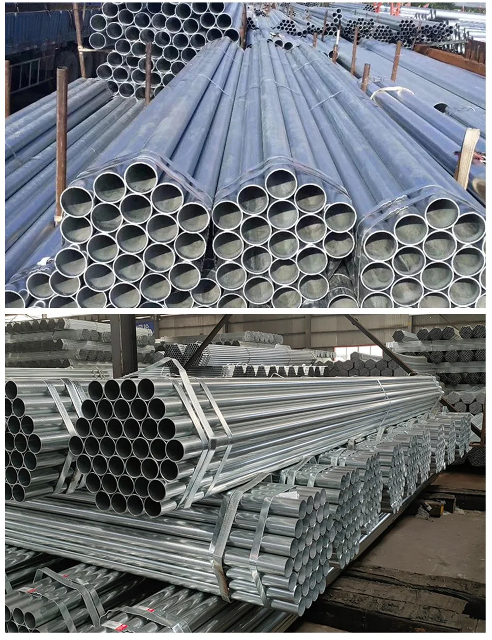 Galvanized Round Pipe for Curtain Wall of Building Engineering From China