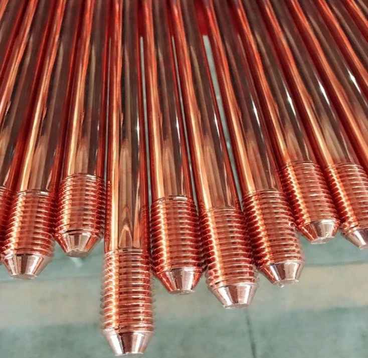 Pure Red Copper Round Rod C1100 T2 Cu-Dhp Copper Bar 8mm 10mm 16mm