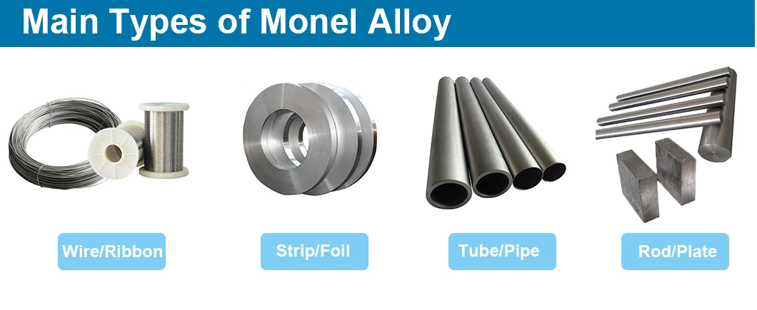 Monel 400 Nickel Alloy Stainless Steel Seamless Round Pipe Monel K500 Tubing for Equipment Parts