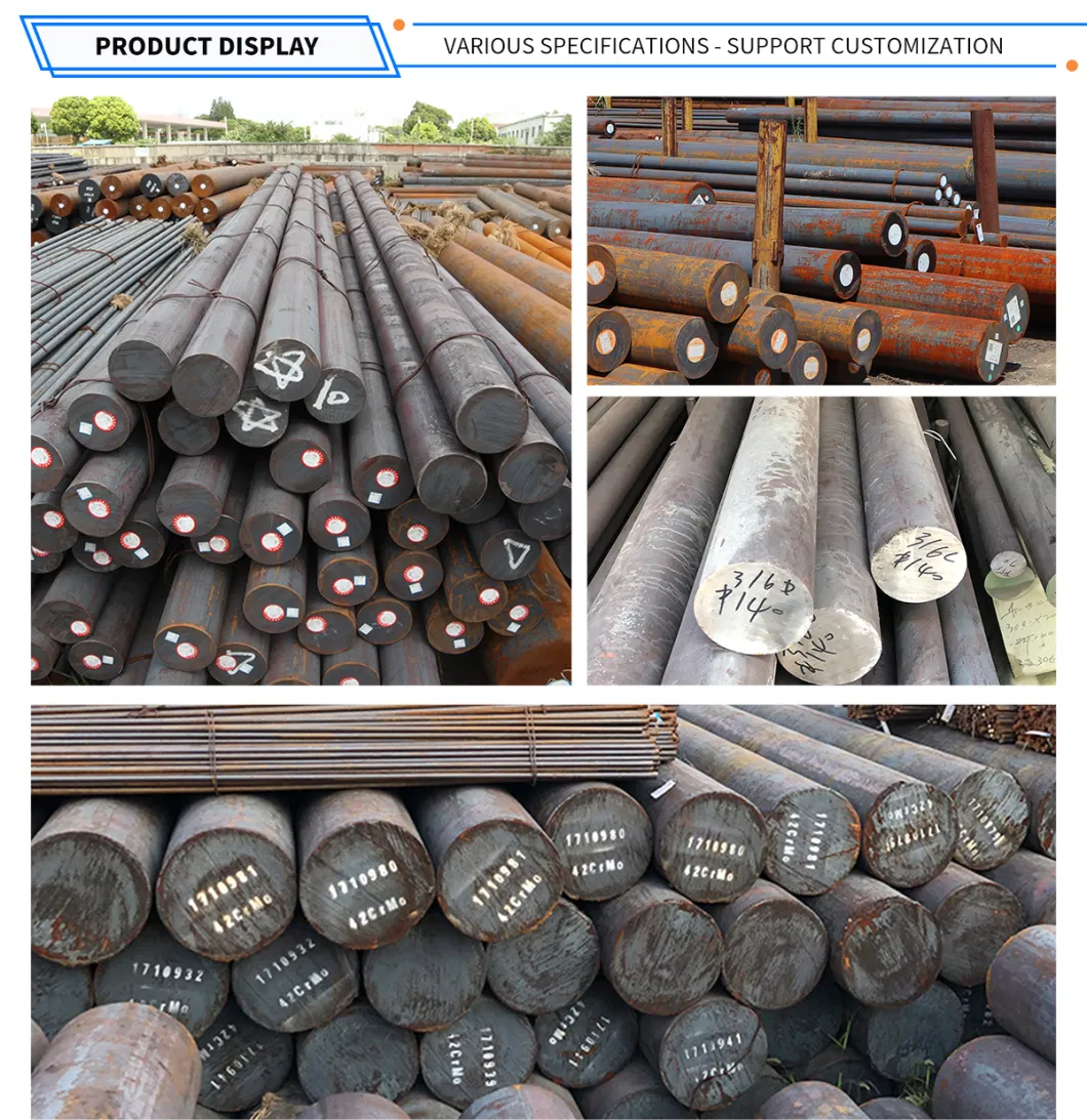 Spot Sales SAE 1018 1020 1045 Ss400 S20c S45c C45 Cold Drawn Ms Carbon Alloy Round Steel Bar