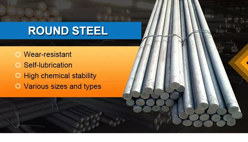 Steel AISI 12L14 / 1215 Steel / Y15pb Round Bar Hot Rolled / Cold Drawn Free Cutting Steel Bar