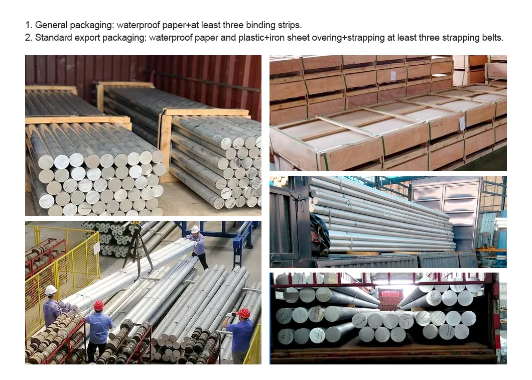 Aluminum Rod Steel 1050 1060 1070 1100 2024 2017 2A11 2A12 2A14 3003 4032 5052 6061 6063 6082 7075 7050 7A04 7A09 2mm 6mm 10mm 30mm Aluminium Round Bar