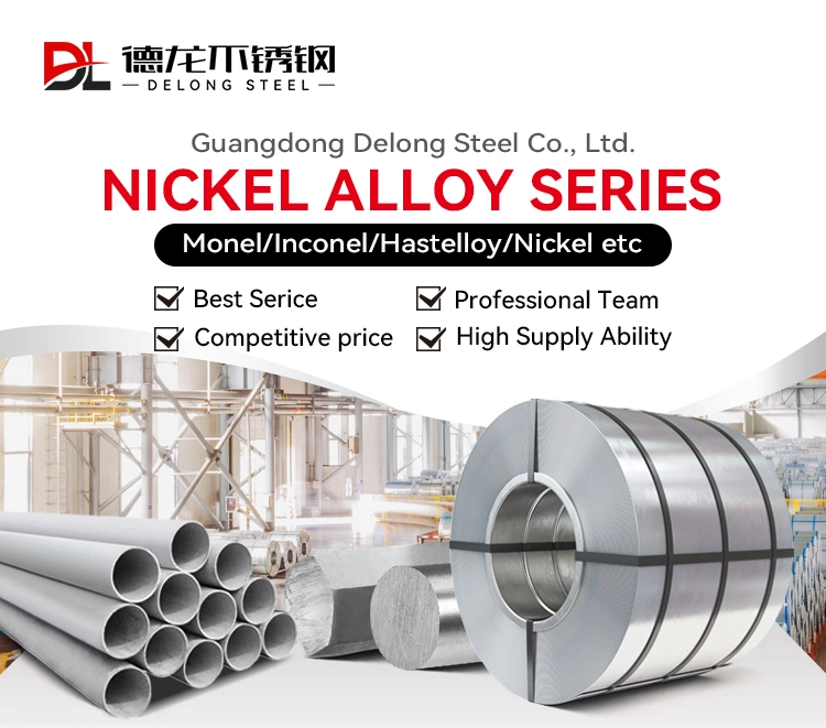 Incoloy800 Inconel 625 Price Inconel X750 601 Round 5mm Incoloy800ht Nickel Alloy Round Rod / Bar