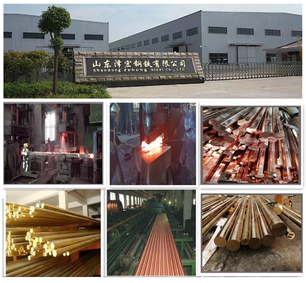 99.99% China Pure Copper C1100 T2 Brass Round Bar Copper Bar Price Per Kgone-Stop Service