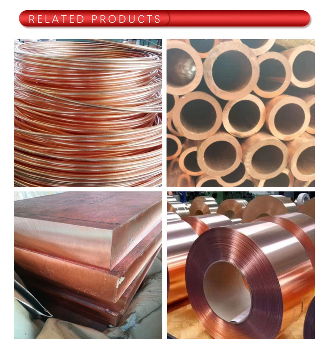 Manufacturers C11600, C12000, C12200, C12300 Round Bars/Copper Bars/Pure Copper/Red Copper Bar